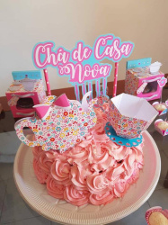 Topo de bolo Chá  de panela Topo de bolo Chá  de panela
