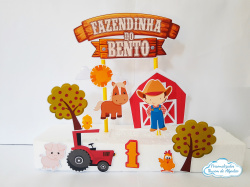 Topo de bolo Fazendinha Topo de bolo Fazendinha