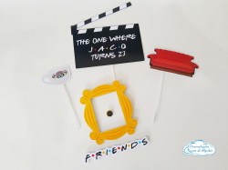 Topo de bolo Friends Topo de bolo Friends
