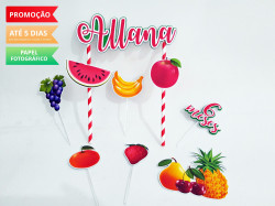 Topo de bolo Frutinhas Topo de bolo Frutinhas