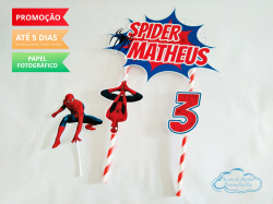 Topo de bolo Homem Aranha Topo de bolo Homem Aranha