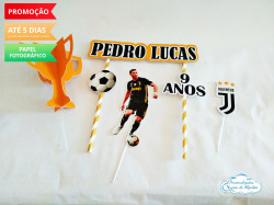 Topo de bolo Juventus Topo de bolo Juventus
