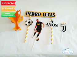 Topo de bolo Juventus Topo de bolo Juventus