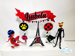 Topo de bolo Miraculous Topo de bolo Miraculous