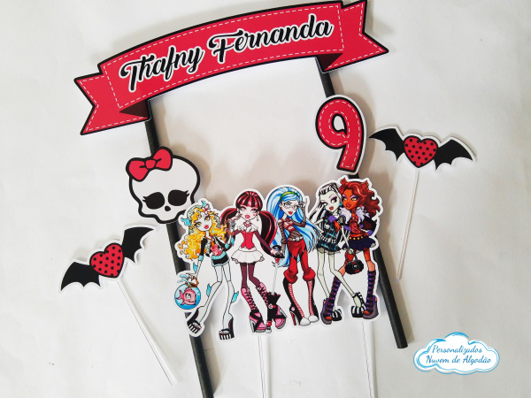 Topo de bolo Monster High Topo de bolo Monster High-Topo de bolo Monster High
- Nos informe os dados para personalização após pagamento.
- Papel