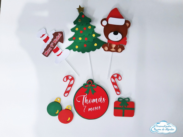 Topo de bolo Natal - Ursinho Topo de bolo Natal - Ursinho-Topo de bolo Natal - Ursinho
- Nos informe os dados para personalização após pagamento.
- Pap