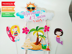 Topo de bolo Praia Topo de bolo Praia