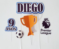 Topo de bolo - Premier League Topo de bolo - Premier League