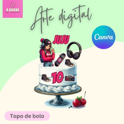 Topo de bolo Skate Topo de bolo Skate