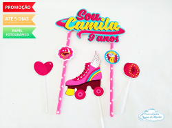 Topo de bolo Sou Luna Topo de bolo Sou Luna