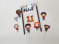 Topo de bolo Stranger things Topo de bolo Stranger things