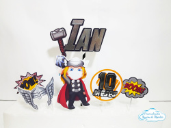 Topo de bolo Thor Topo de bolo Thor