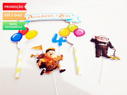 Topo de bolo Up Altas Aventuras Topo de bolo Up Altas Aventuras