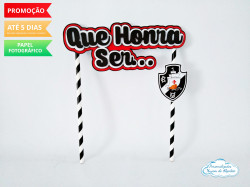 Topo de bolo Vasco Topo de bolo Vasco