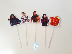 Topper de docinho Descendentes Topper de docinho Descendentes