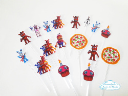 Topper de docinho Five nights Topper de docinho Five nights