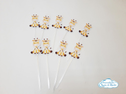 Topper de docinho Girafa Topper de docinho Girafa