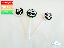 Topper de docinho Juventus - Chuteira Topper de docinho Juventus - Chuteira
