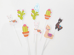 Topper de docinho Lhama Topper de docinho Lhama