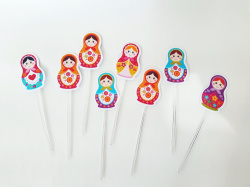 Topper de docinho Matrioska Topper de docinho Matrioska