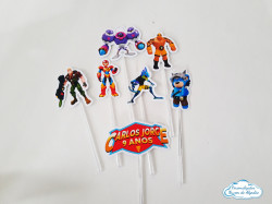 Topper de docinho Power Players Topper de docinho Power Players