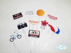 Topper de docinho Stranger Things Topper de docinho Stranger Things