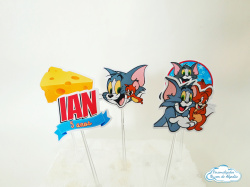 Topper de docinho Tom e Jerry Topper de docinho Tom e Jerry