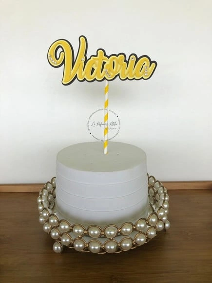Topo de bolo aniversário