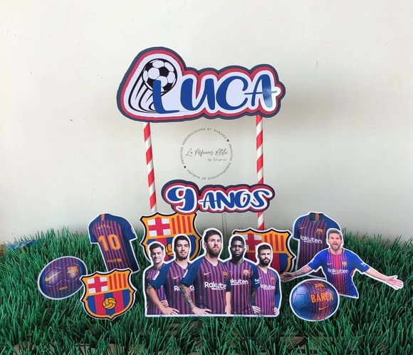 Topo de bolo Barcelona