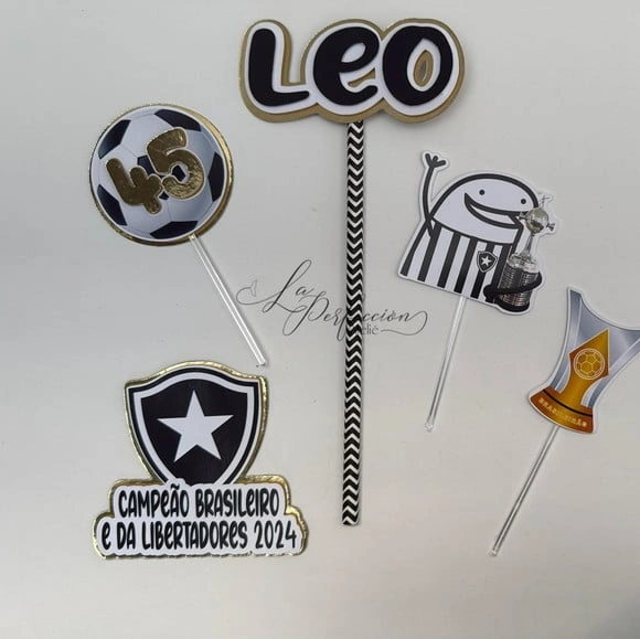 Topo de Bolo Botafogo