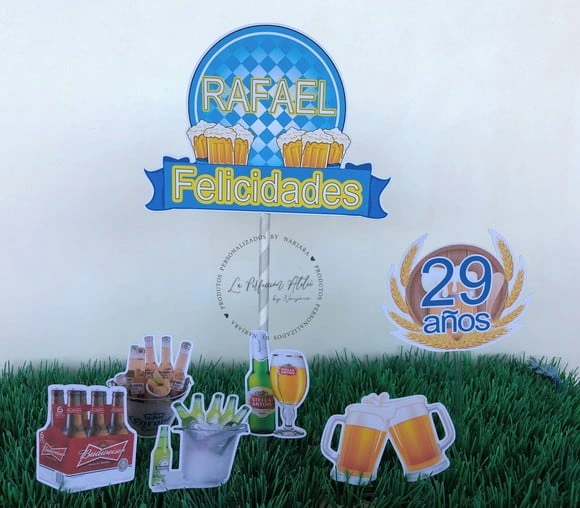 Topo de bolo Boteco