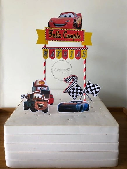 Topo de bolo carros Disney