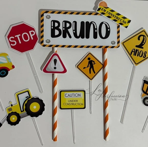 Topo de Bolo Construção
