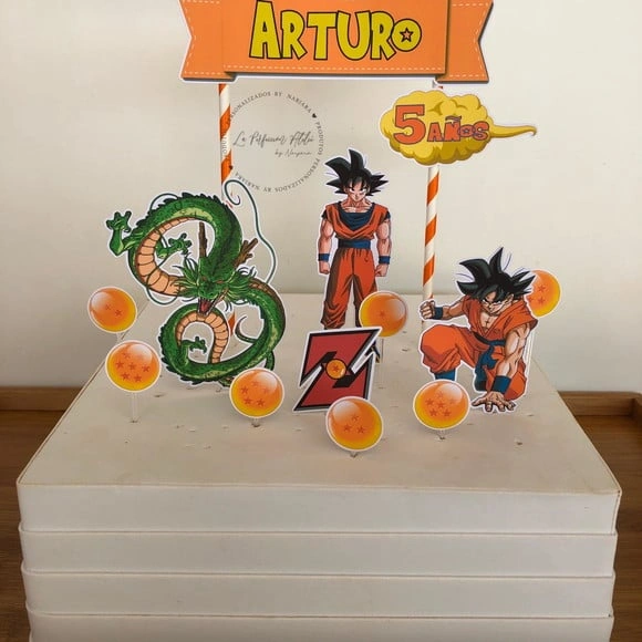 Topo de Bolo Dragon Ball Z