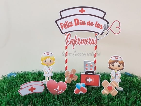 Topo de bolo Enfermeiras