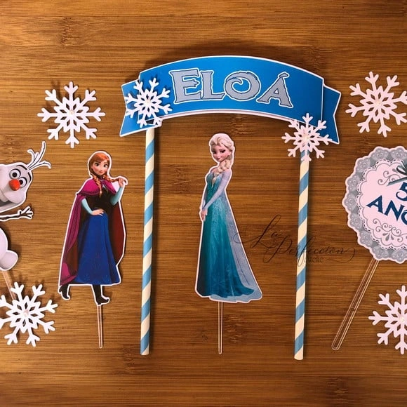 Topo de Bolo Frozen