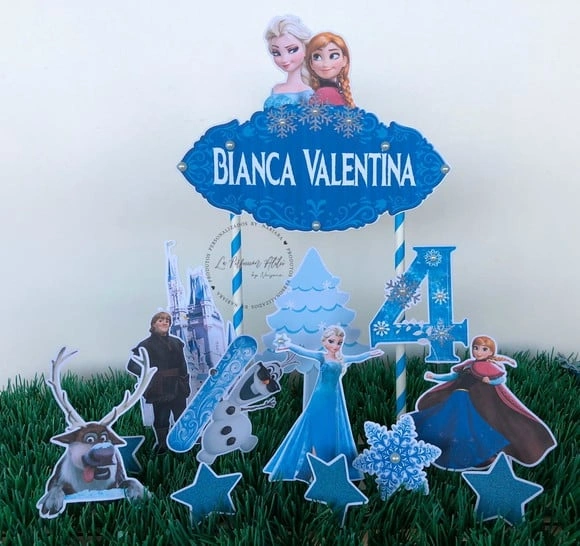Topo de bolo frozen
