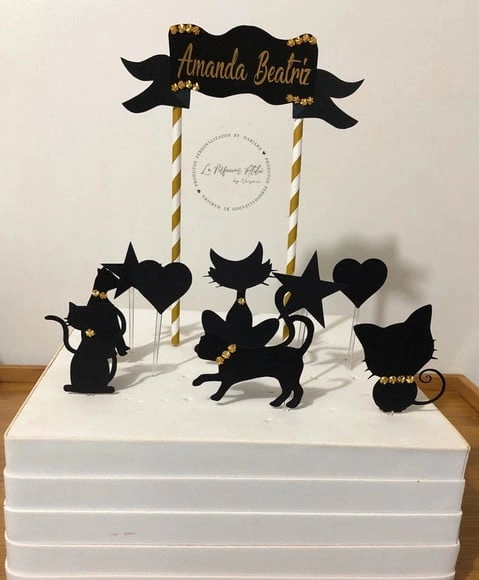 Topo de Bolo Gatinhos