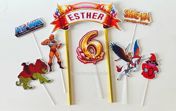 Topo de Bolo He-man e She-rá
