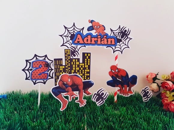Topo de Bolo Homem Aranha