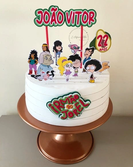Topo de bolo irmão do jorel