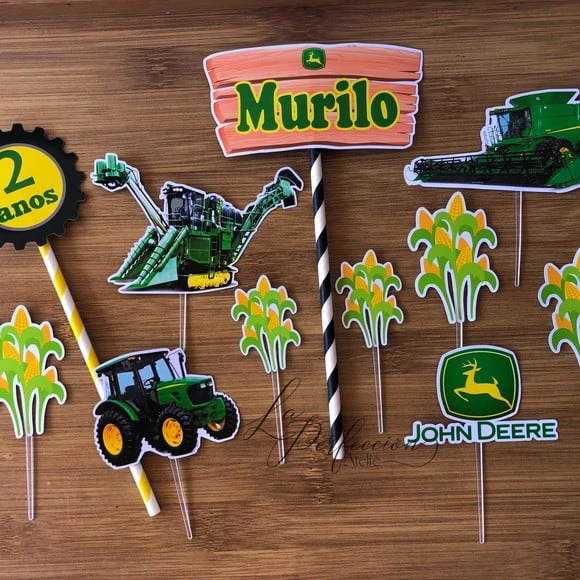 Topo de Bolo John Deere