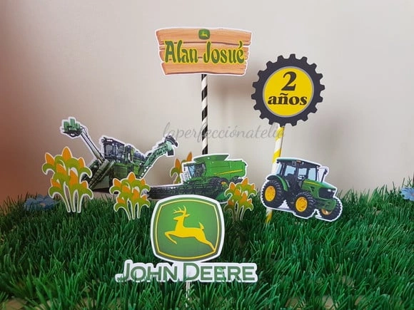 Topo de Bolo John Deere