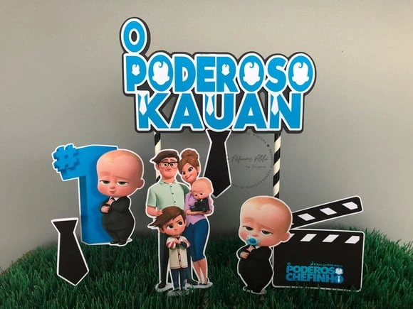 Topo de bolo O Poderoso chefinho