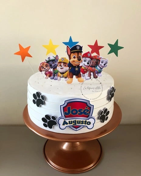 Topo de Bolo Patrulha Canina