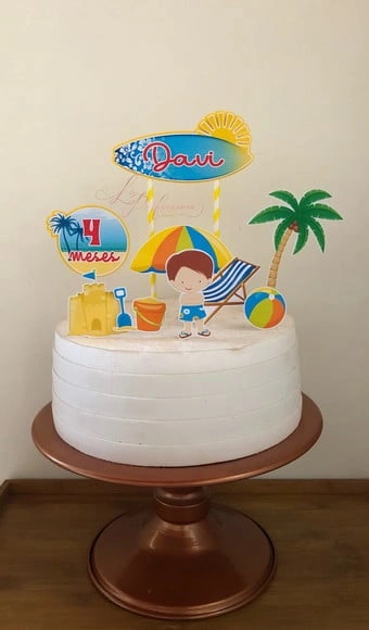 Topo de Bolo Praia