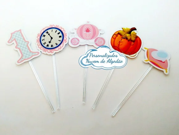 Topper de Docinho - Cinderela