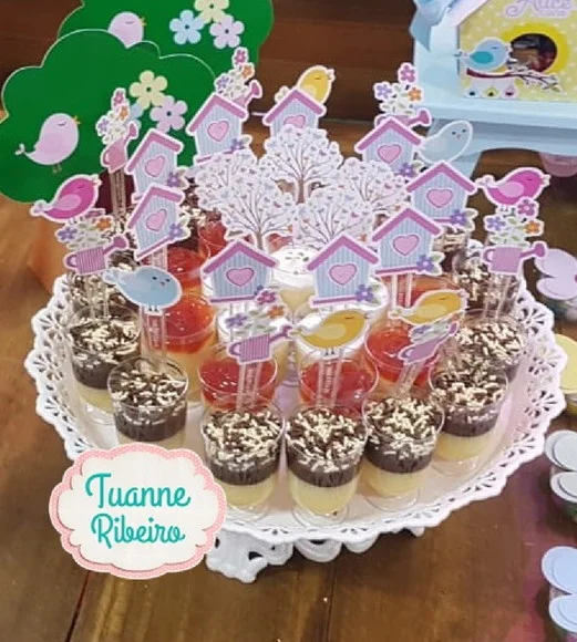 Topper de docinho - Jardim Encantado
