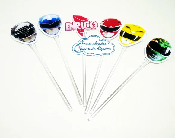 Topper de Docinho - Power Rangers