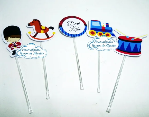 Topper de docinho - Soldadinho de Chumbo
